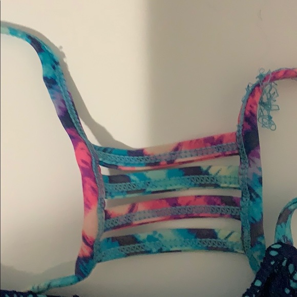 Kids blue bikini bathing suit - Picture 2 of 5